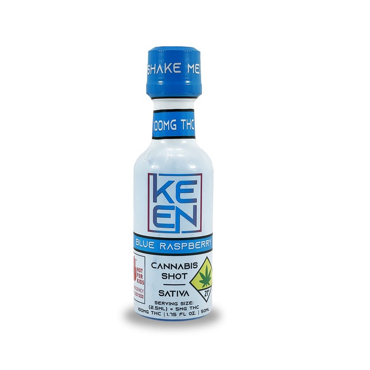Keen: Sativa Blue Raspberry - Beverage Shot 100mg
