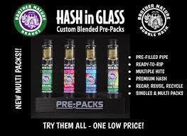 Brother Nature - 3-Pack .5g Bubble Hash Infused Prerolls - Flight Pack