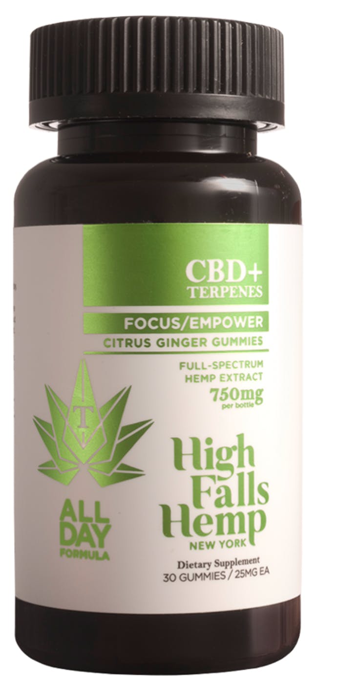 High Falls | Citrus Ginger | Focus/Empower | Gummy | 750mg