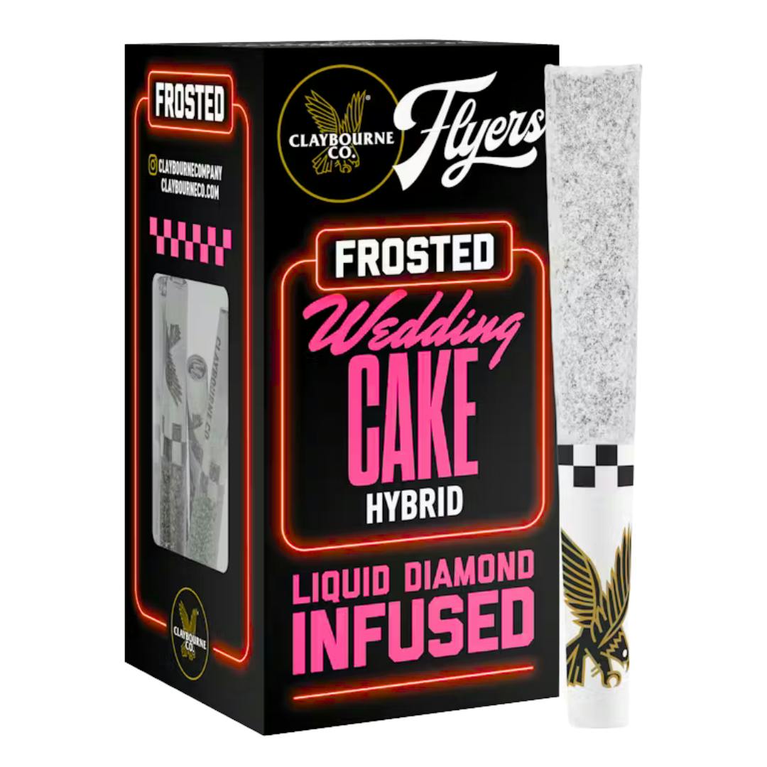 WEDDING CAKE  LIQUID DIAMOND INFUSED THCa DUSTED 5PK PREROLLS