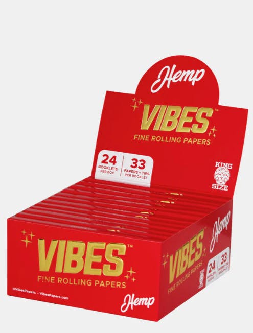 VIBES Release Papers King Sized Slim Papers