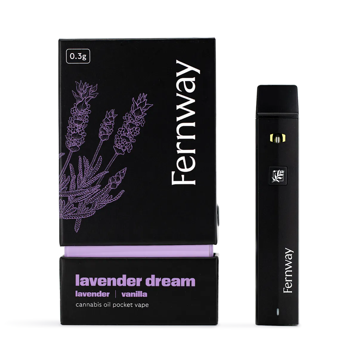 Fernway Lavender Dream Traveler 0.3g .3g Vaporizers | Fernway |