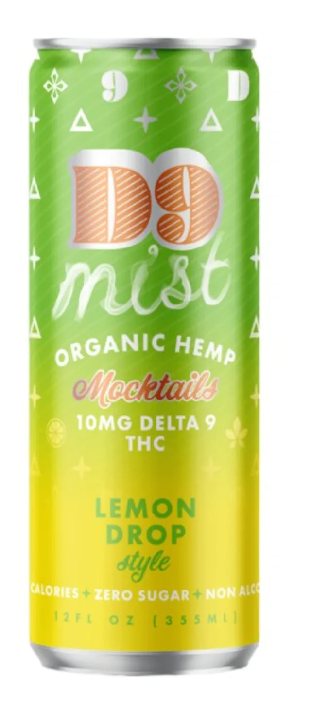 D9 Mist Beverage Lemon Drop 12oz/10mg (hybrid, drinks, 0.28g)