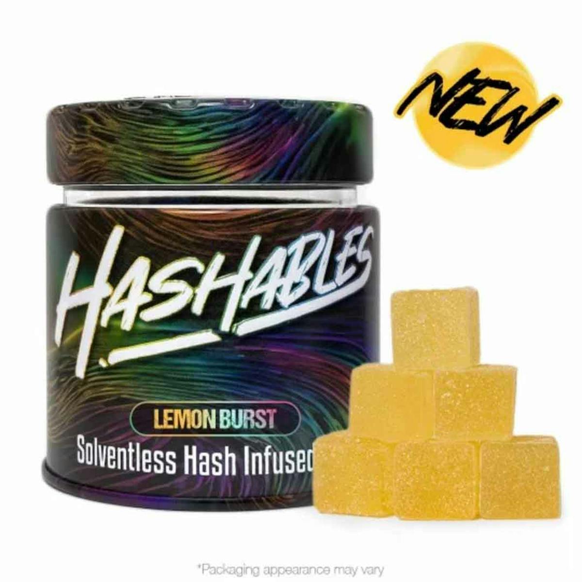 Photo of Hashables l Lemon Burst Solventless Hash-infused Gummies 20pk l 100mg