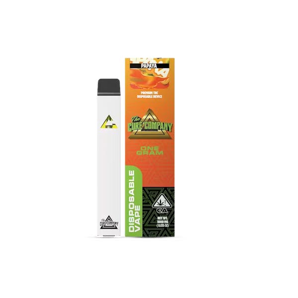 Papaya (S) - 1g Disposable Vape - The Cure Company