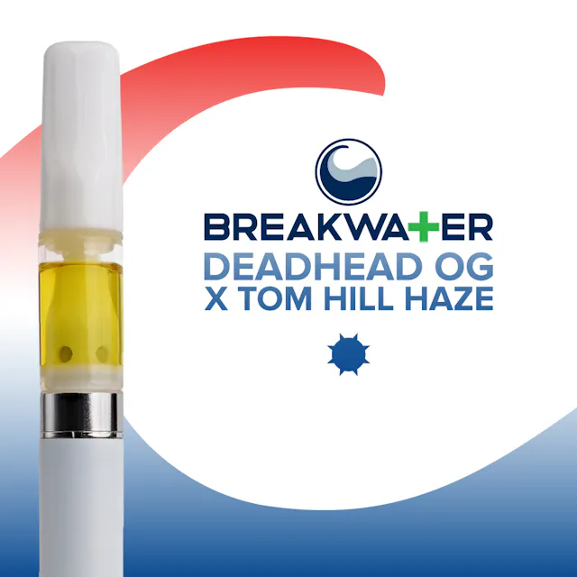 Breakwater Extract Cart Deadhead OG x Tom Hill Haze .5g (sativa hybrid, cartridges)
