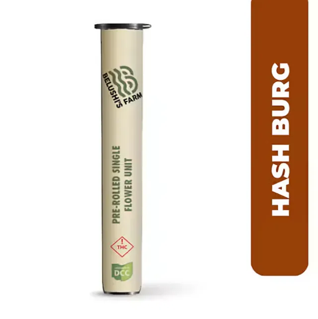 Belushi's Farms Pre-Roll Hash Burger 1g (indica hybrid, singles)