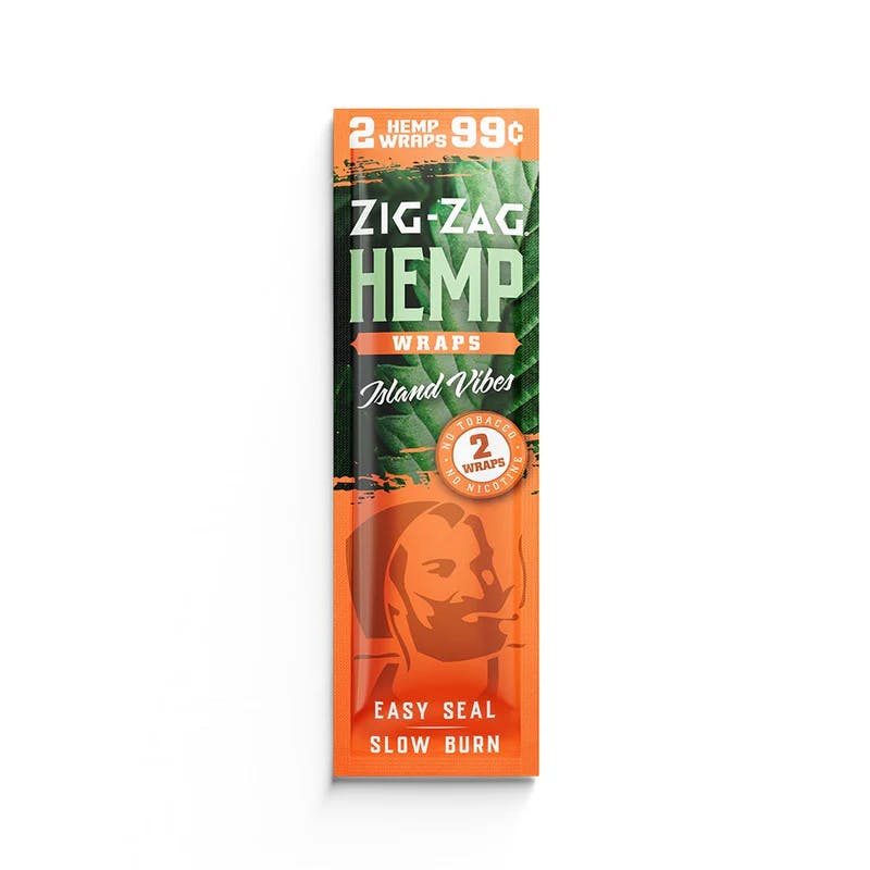 Product: Zig-Zag | Island Vibes Hemp Wraps | 2 Pack
