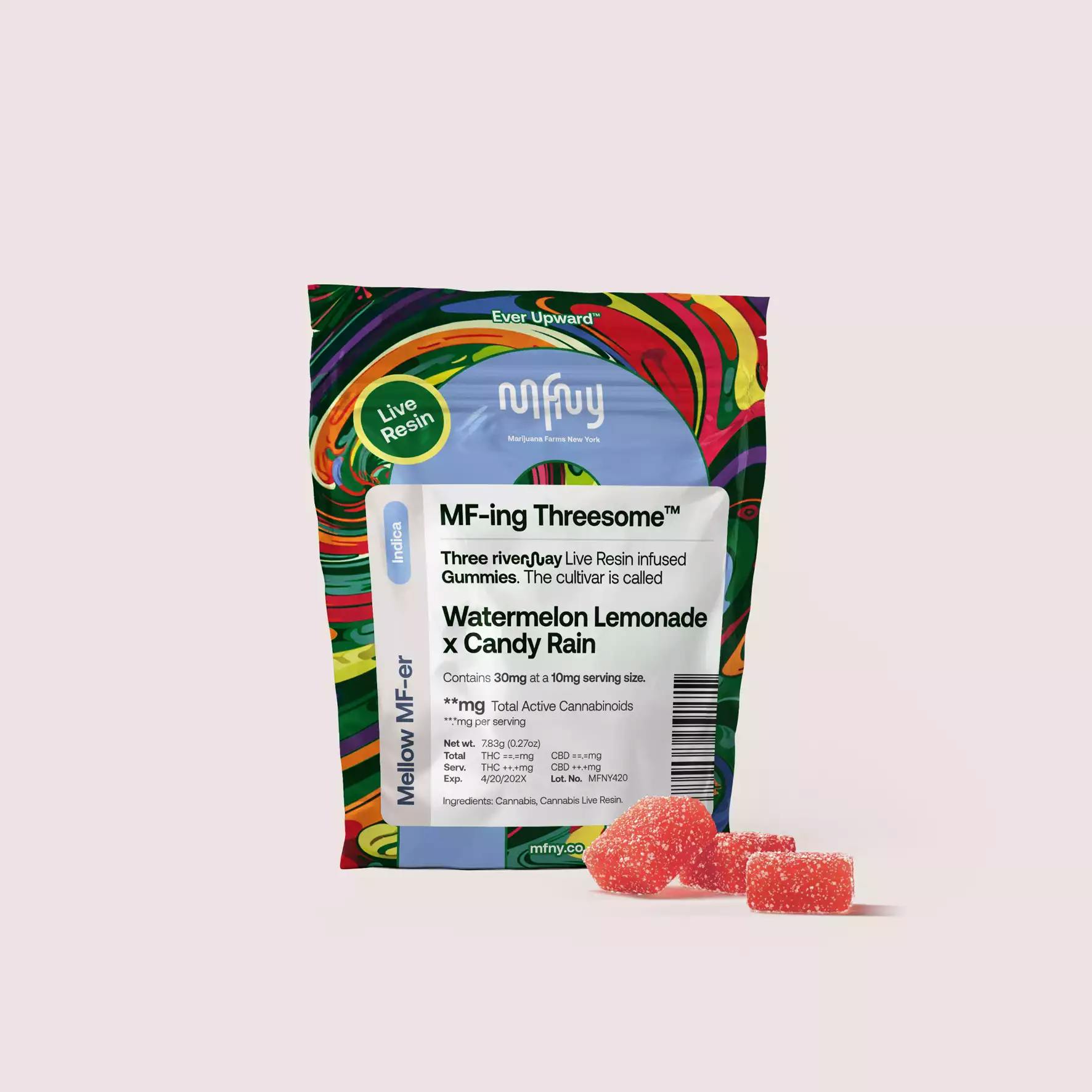 MFNY | Watermelon Lemonade x Candy Rain | Live Resin | 30mg | 3ct