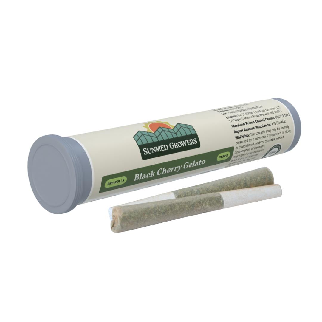 Sunmed SunMed | Pre Rolls | Black Cherry Gelato | 2 x .5g - Star