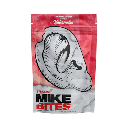 Tyson 2.0 | Mike Bites Watermelon | 100MG Gummies-active