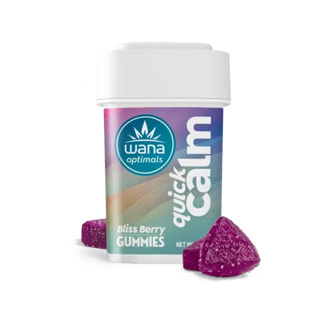 Wana Optimals | Quick Calm Gummies - 8mg - Bliss Berry