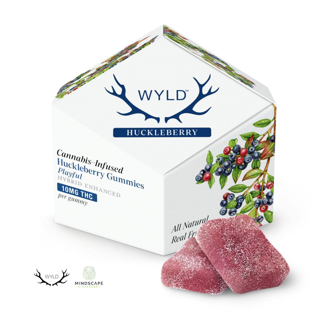 Wyld Huckleberry Hybrid Gummies 100mg