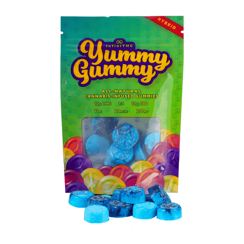 Yummy Gummy 1:1 200mg  10pk Hybrid