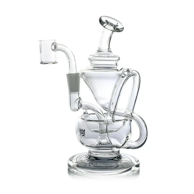 MJ Arsenal Mini Dab Rig Claude Clear (hybrid, glassware)
