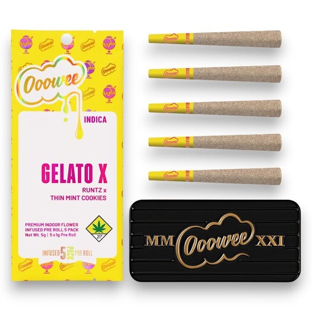 Rolled up and ready to smoke, Pre-Rolls are a convenient and effective way to consume cannabis. Pre-Rolls come in many different forms and can be rolled with flower, shake, "b-buds", infused with concentrates, and more.