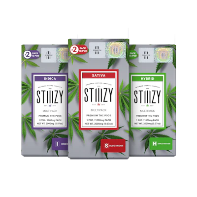 Stiiizy - 2 Pack 1g Cartridge Pack - Skywalker OG - CARTRIDGES by STIIIZY at King of Budz