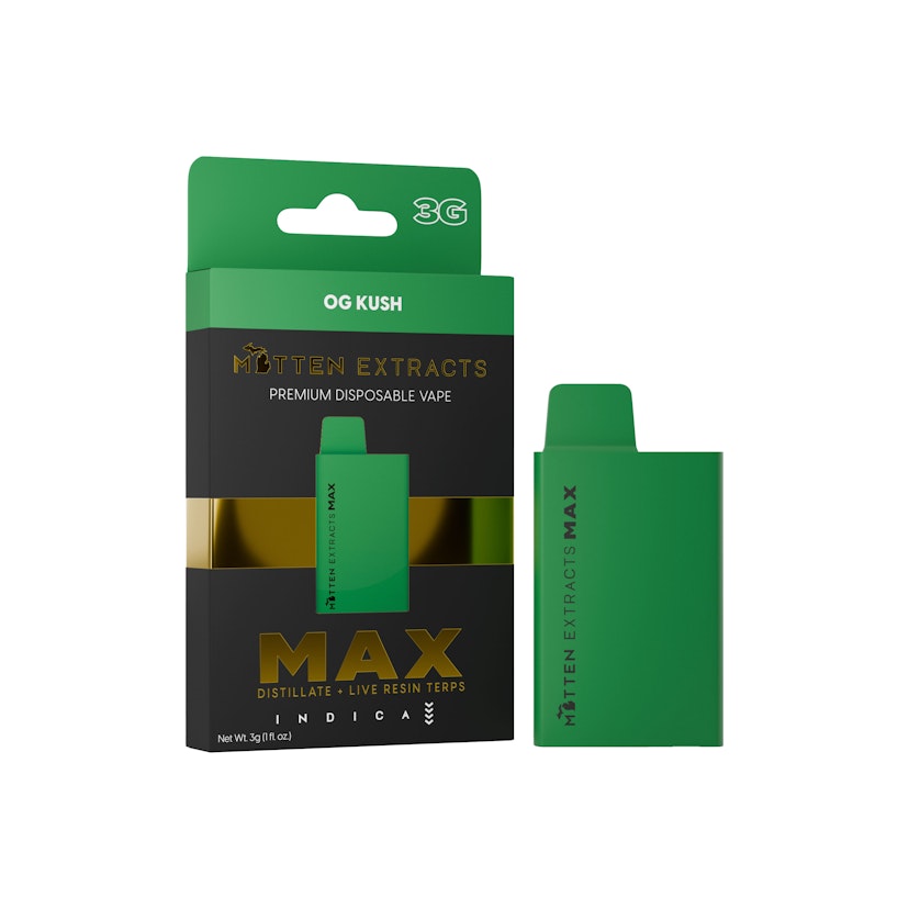 OG Kush MAX Disposable 3g (Indica)