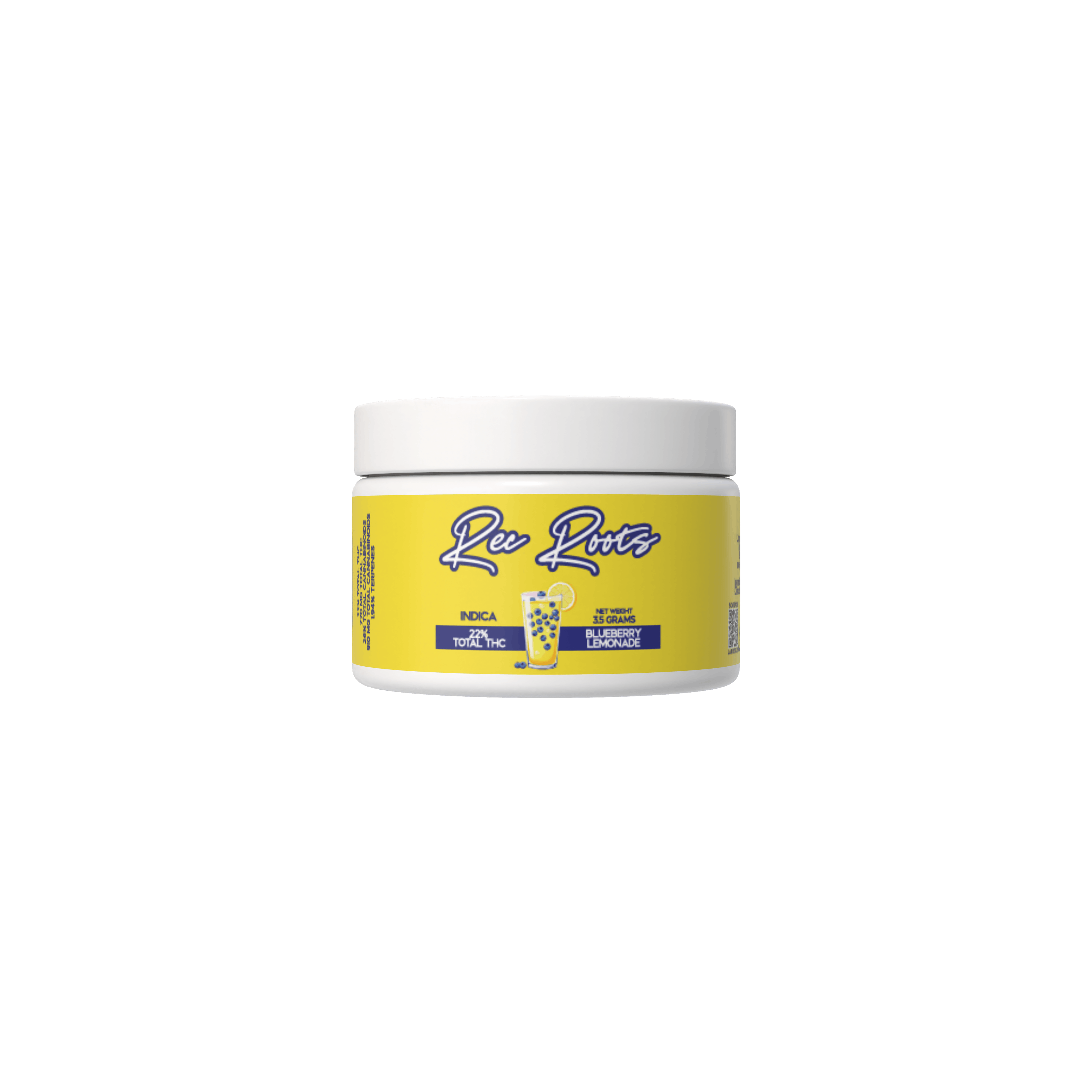 Rec Roots | 3.5 flower jar | Blueberry Lemonade