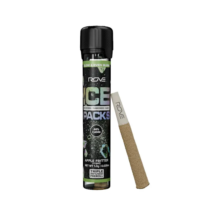 Rove Ice Packs Infused Pre-Roll Apple Fritter 1g (hybrid)