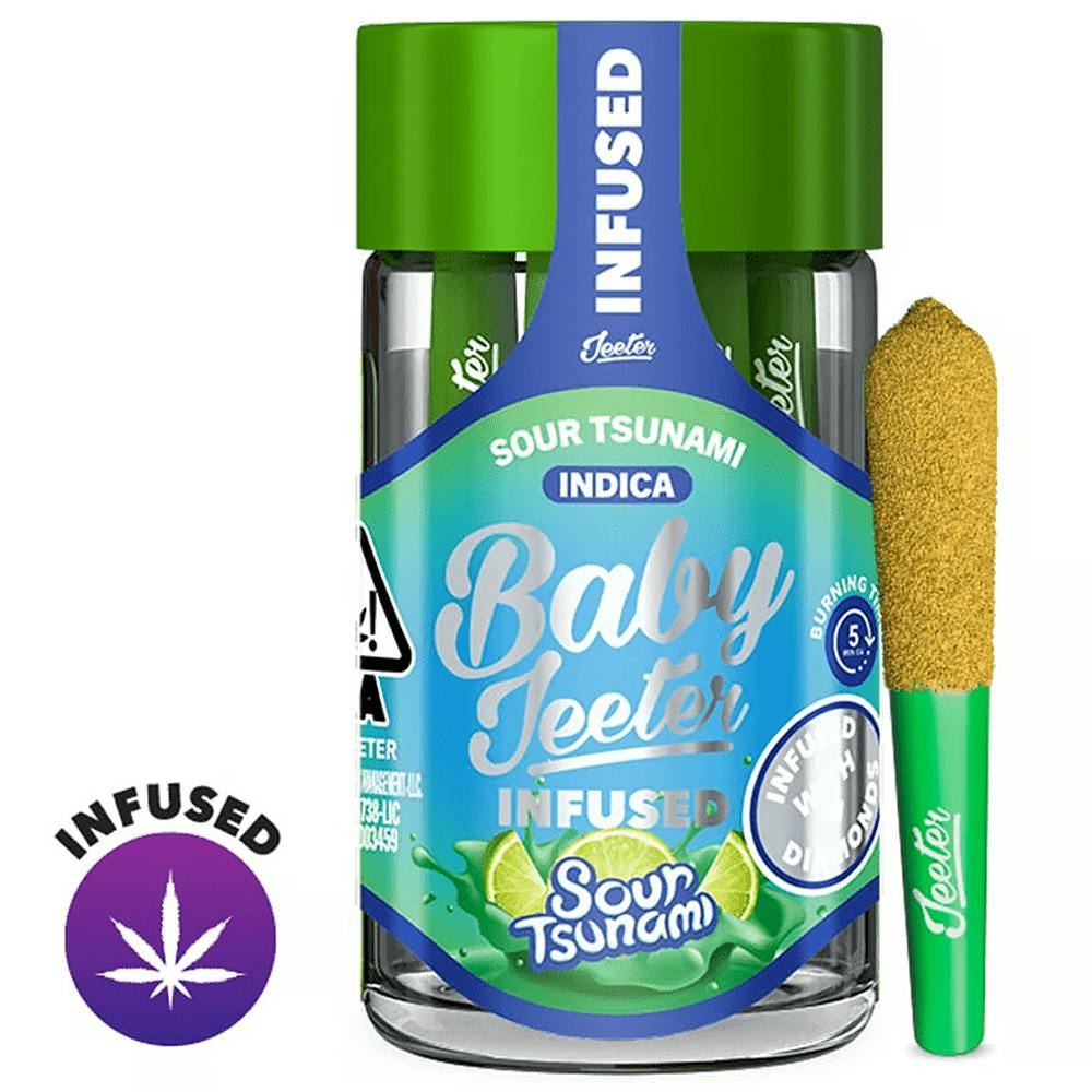 Jeeter Baby Sour Tsunami Indoor Multi Infused 5pk Cookies