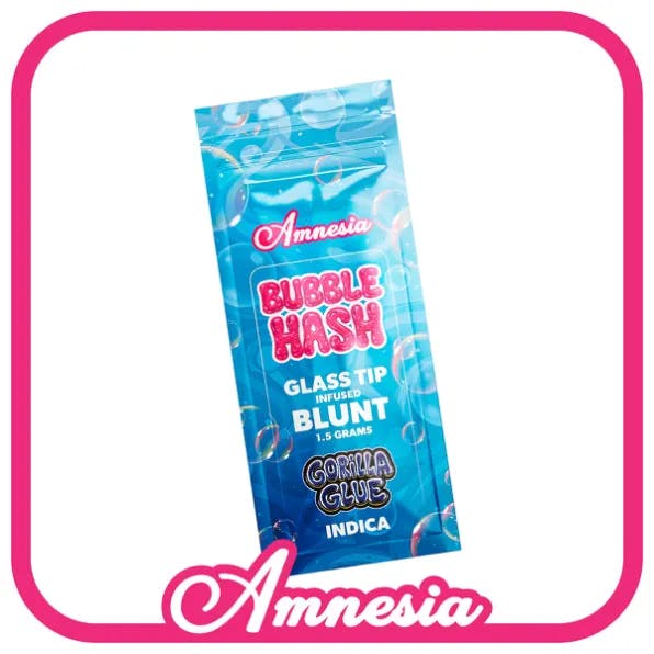 Amnesia - 1.5g Infused Bubble Hash Blunt - Gorilla Glue