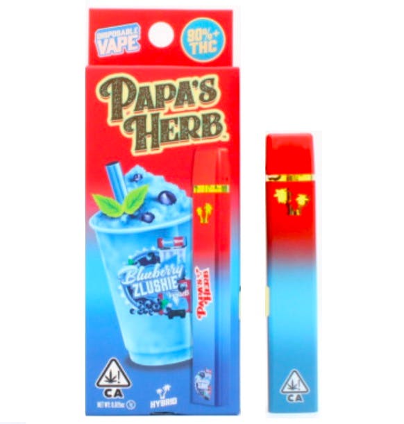 Papa's Herb - Vape: Blueberry Zlushie (Disposable) | Blum - Santa Ana
