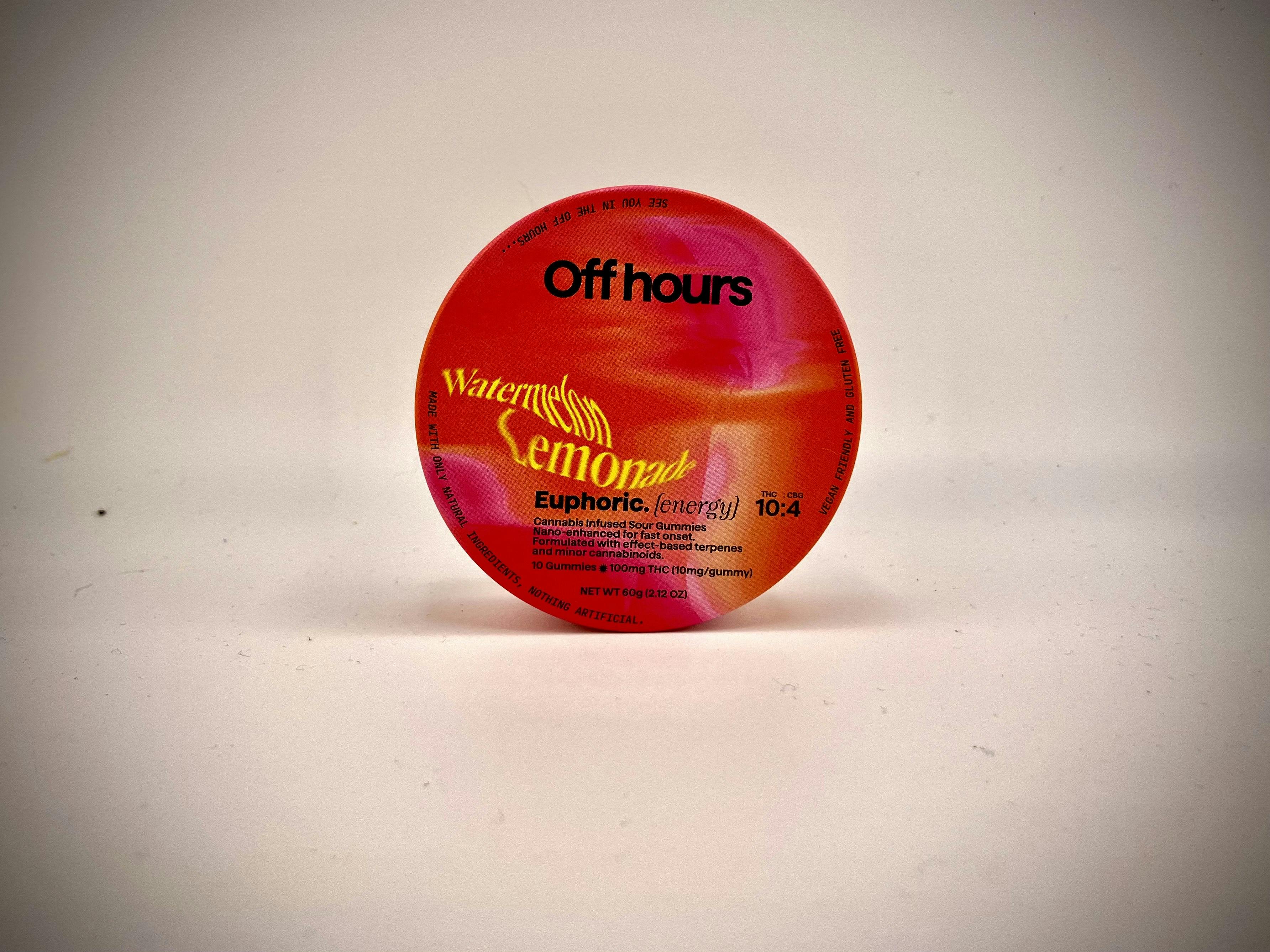 image of Watermelon Lemonade Euphoric 10:4 | 100mg 10pk Gummies