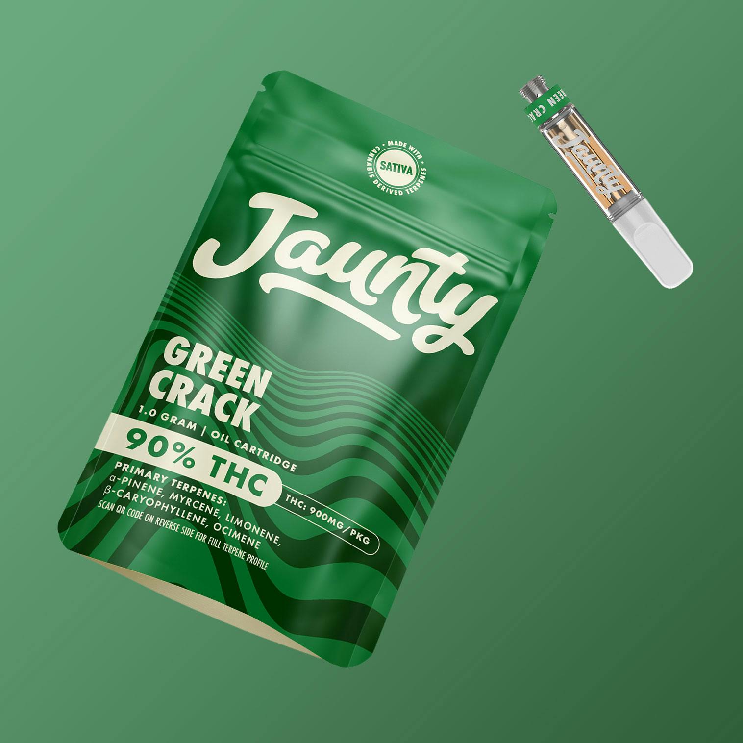Product Jaunty - Green Crack - 1g - Cart