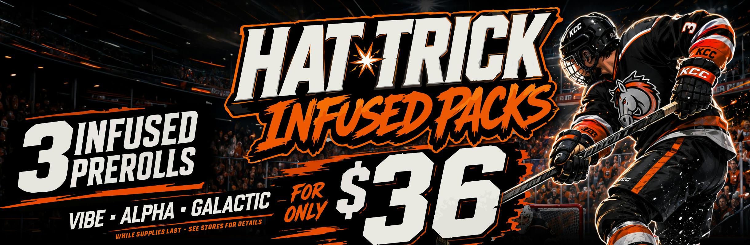 Infused Pre-rolls 3 for $36 