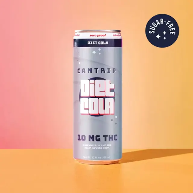 Cantrip Seltzer Diet Cola 12oz/10mg (hybrid, drinks, 0.28g)