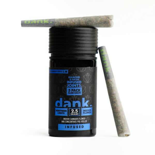 Dank | Infused Preroll 5PK | Northern Lights