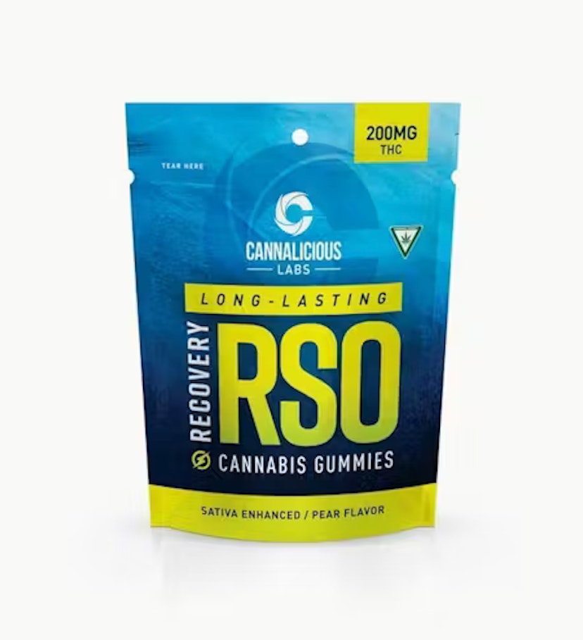Cannalicious Labs | 200mg RSO THC Nano Gummies | Pear (Sativa)
