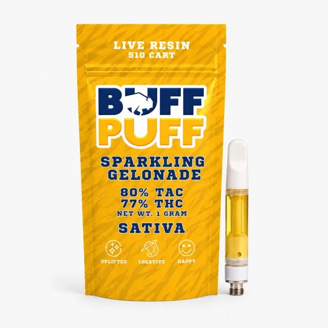 Buff Puff - 1g Live Resin Cart - Sparkling Gelonade