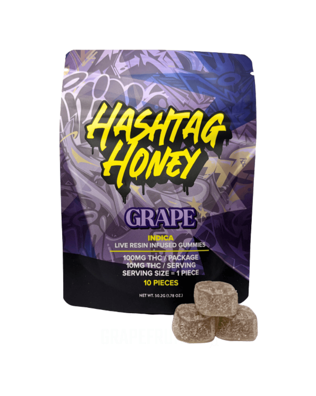 Hashtag Honey - Grape Gummies - 100mg by Hashtag Honey