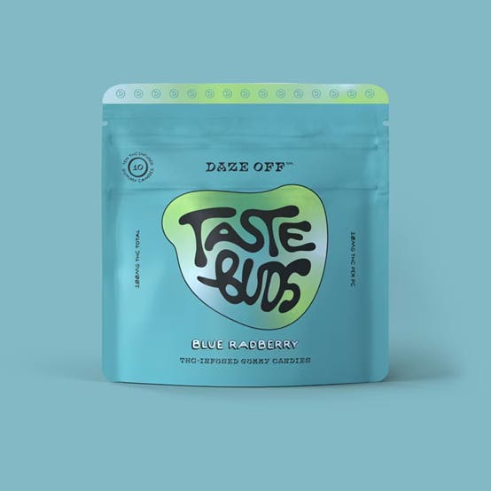 Product AZ Daze Off Taste Buds Gummies - Blue Radberry 100mg (10pk)