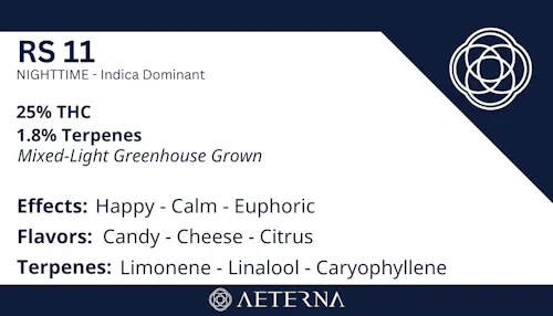 Aeterna | RS11 | Indica Hybrid | Flower | 3.5g-1