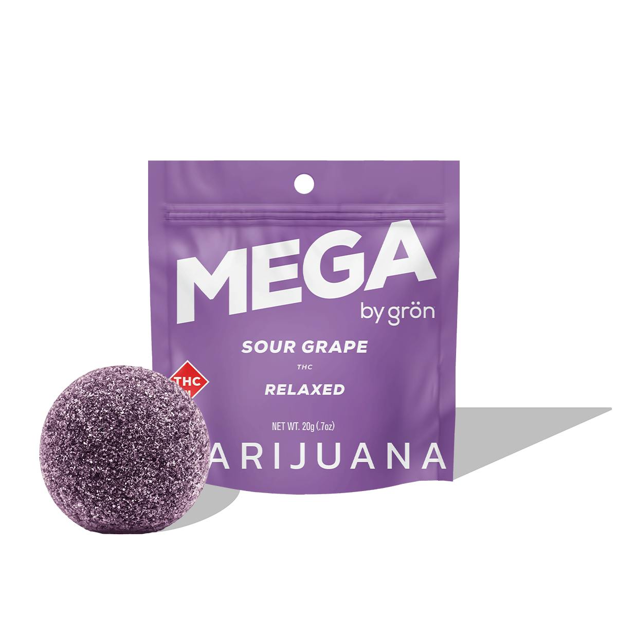 Gron: Mega Pearl | Sour Grape | Indica | 100mg | GDF - Clayton