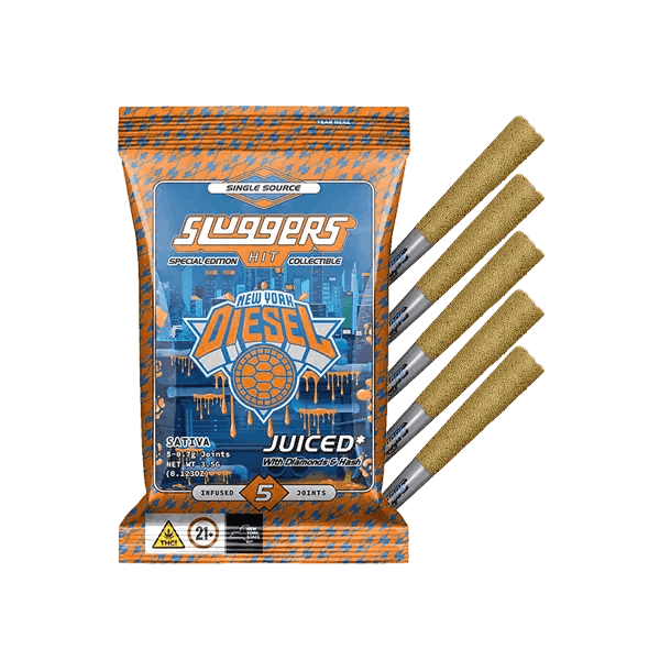 Sluggers | NYC Diesel | Diamond Hash Infused | 5pk | 3.5g