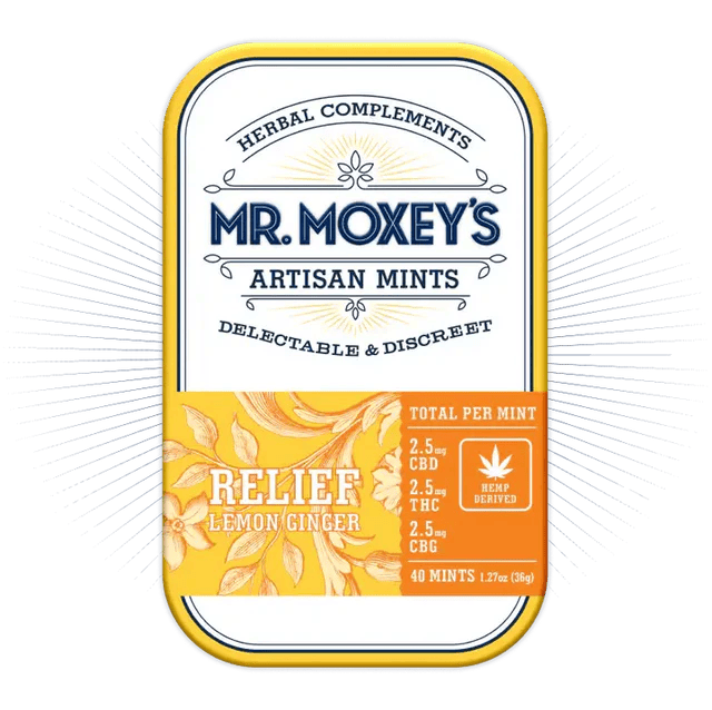 Mr. Moxey's Mints Relief Lemon Ginger | 5mg 20pk - Simply Pure