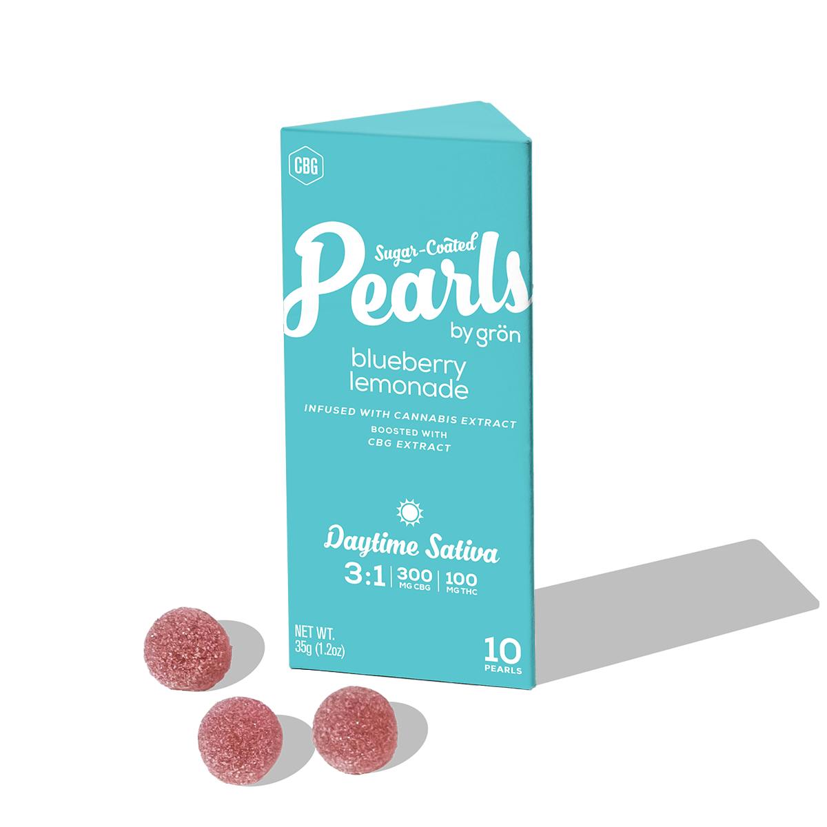 Grön Blueberry Lemonade | 3:1 CBG:THC | Pearls 100mg - Cannavibes