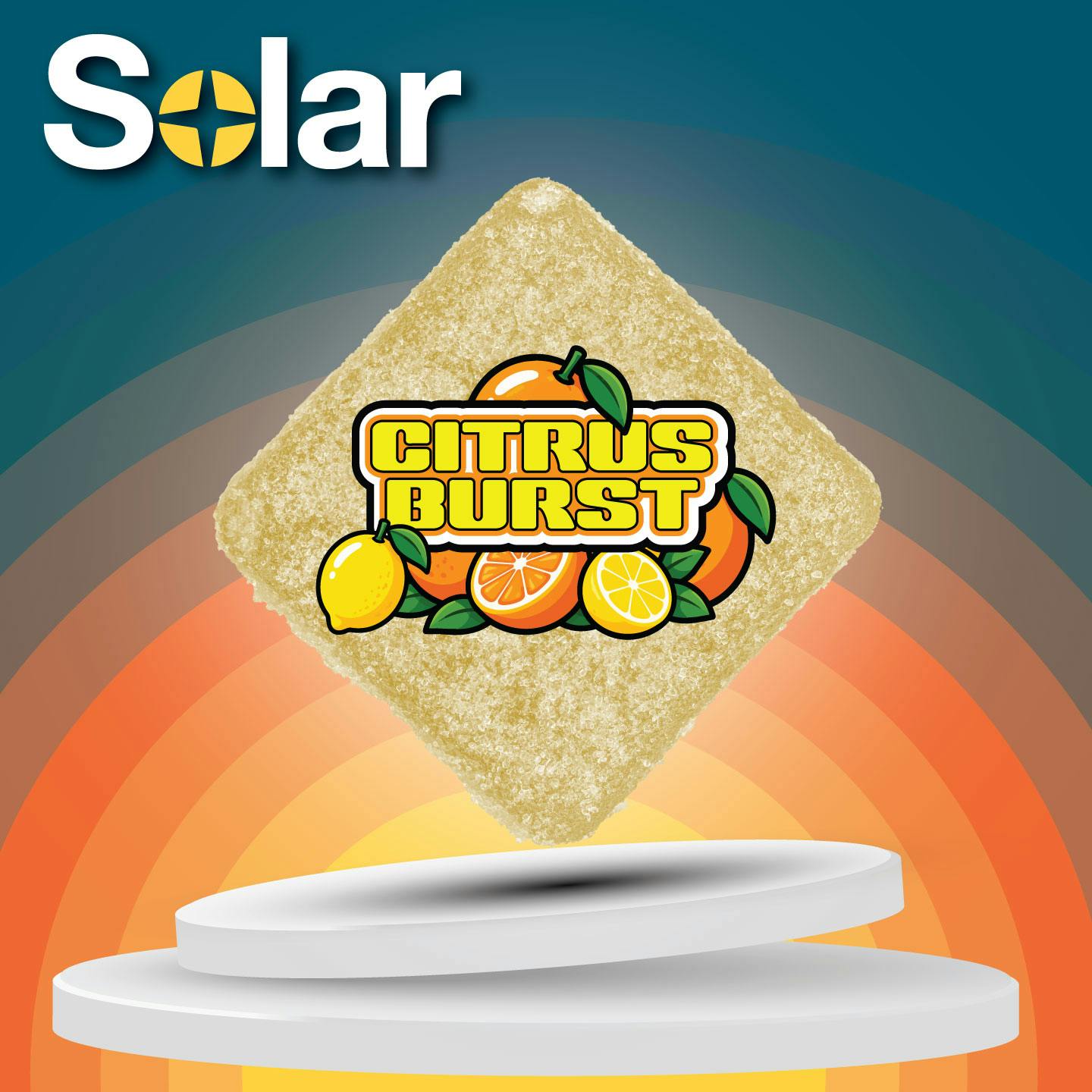 Citrus Burst | Solar Gummies | 20pk | Solar Cannabis Co. Weed