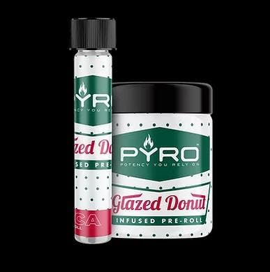 PYRO - Glazed Donut - Infused Pre-Roll - Indica