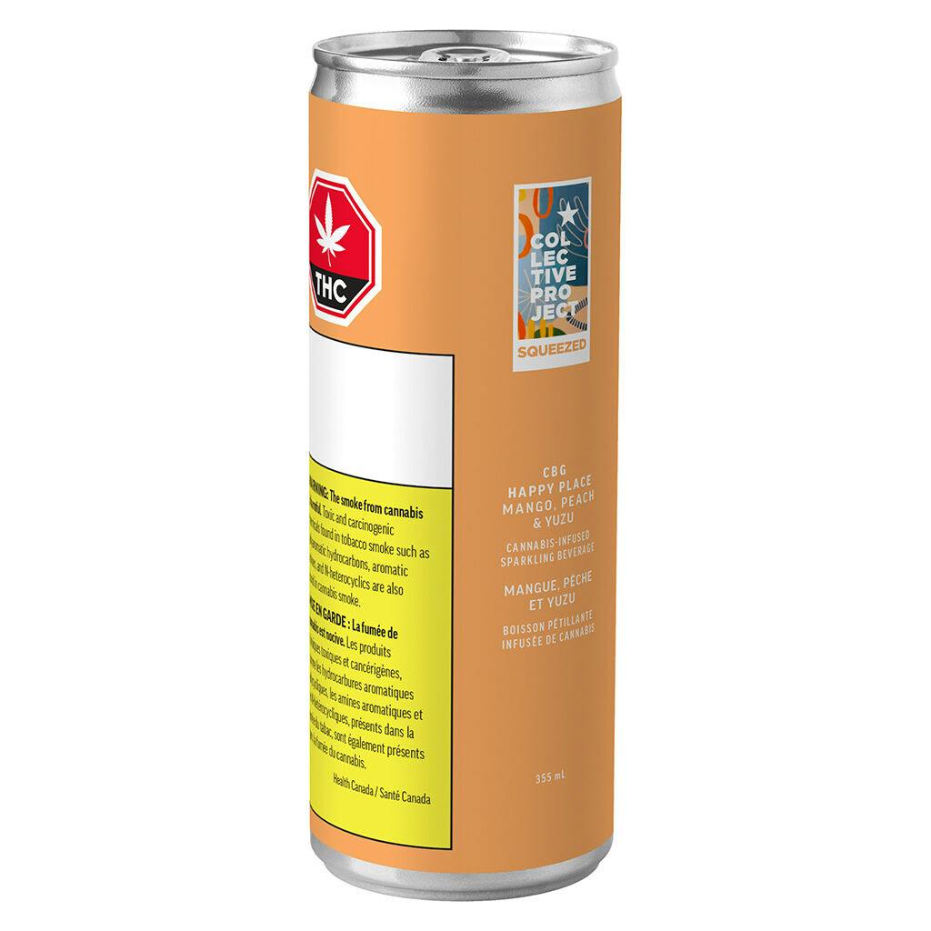 Collective Project - 2:1 CBG Happy Place (Mango Peach & Yuzu) - 355ml