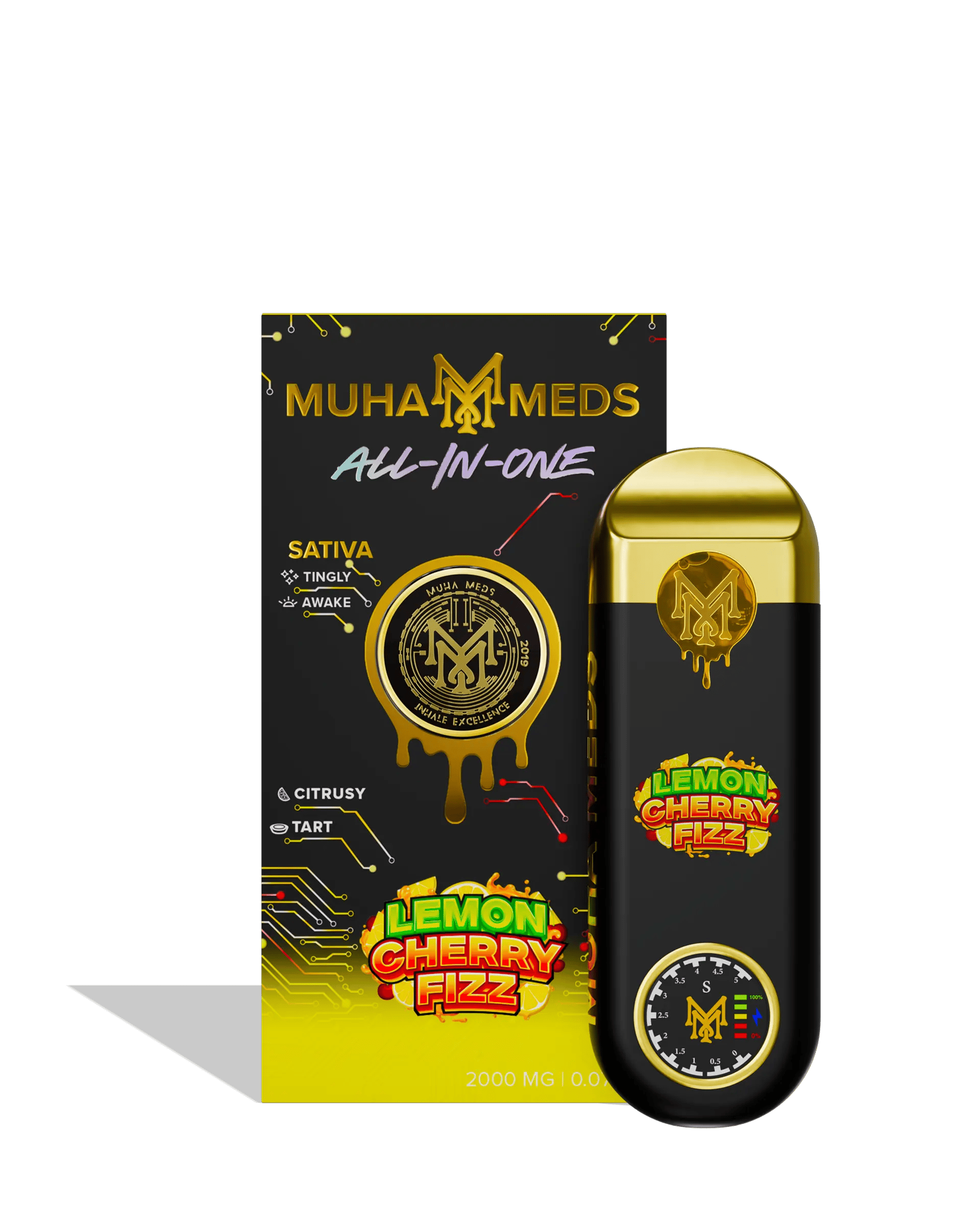 Muha Meds - 2g Disposable - Lemon Cherry Fizz