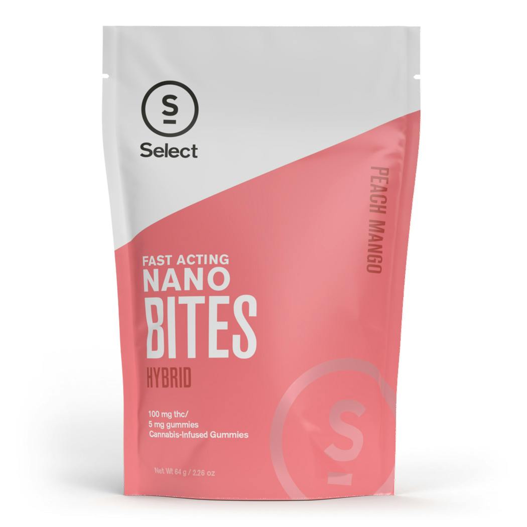 Peach Mango Nano Bites 100mg THC (5mg THC per Bite) | Curaleaf