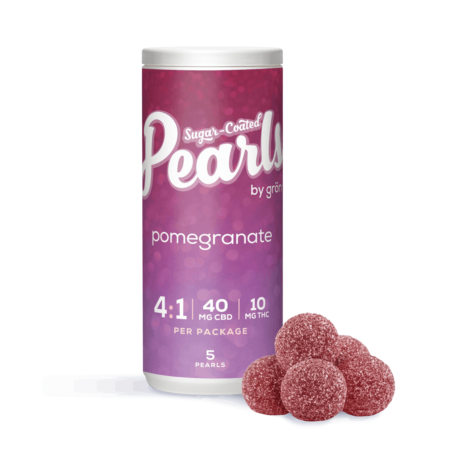 Pomegranate 4:1 CBD/THC Gummies