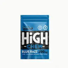 High Chew - Gummies - 200mg - 1pc - Blue Razz | Timber Cannabis Co.