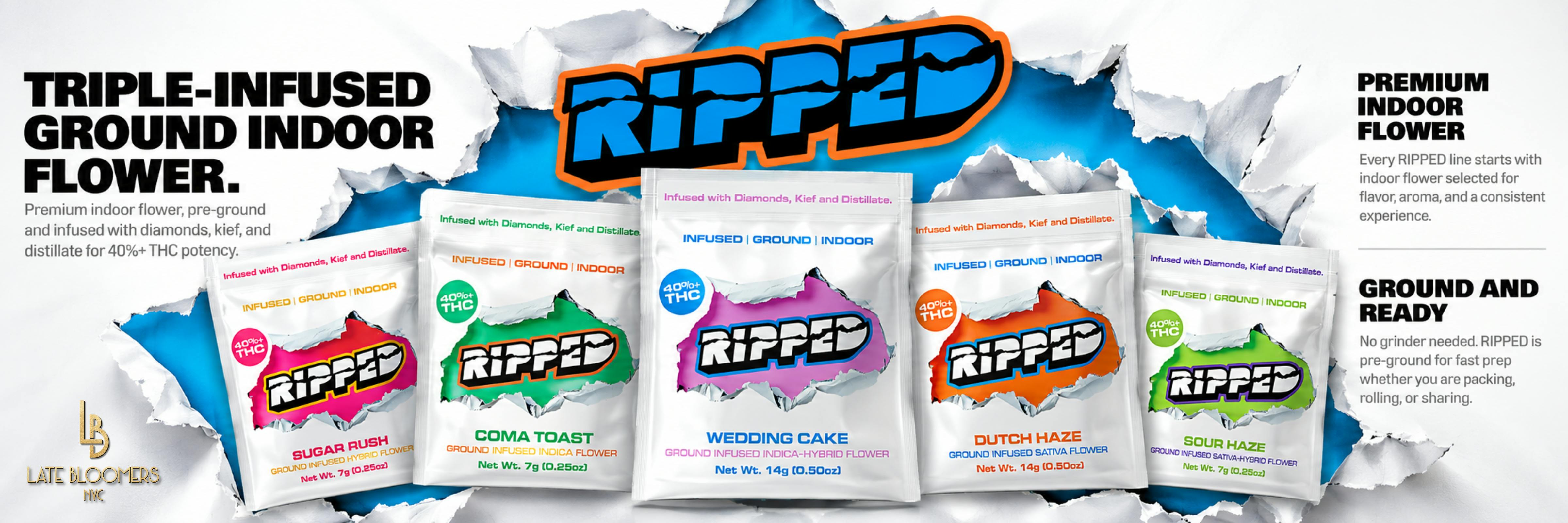 RIPPED x LATE BLOOMERS NYC SEPT 2026 BANNER