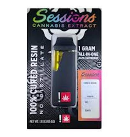 Carbon Fiber Disposable Cured Resin Cartridge (Sessions) 1g Vaporizers